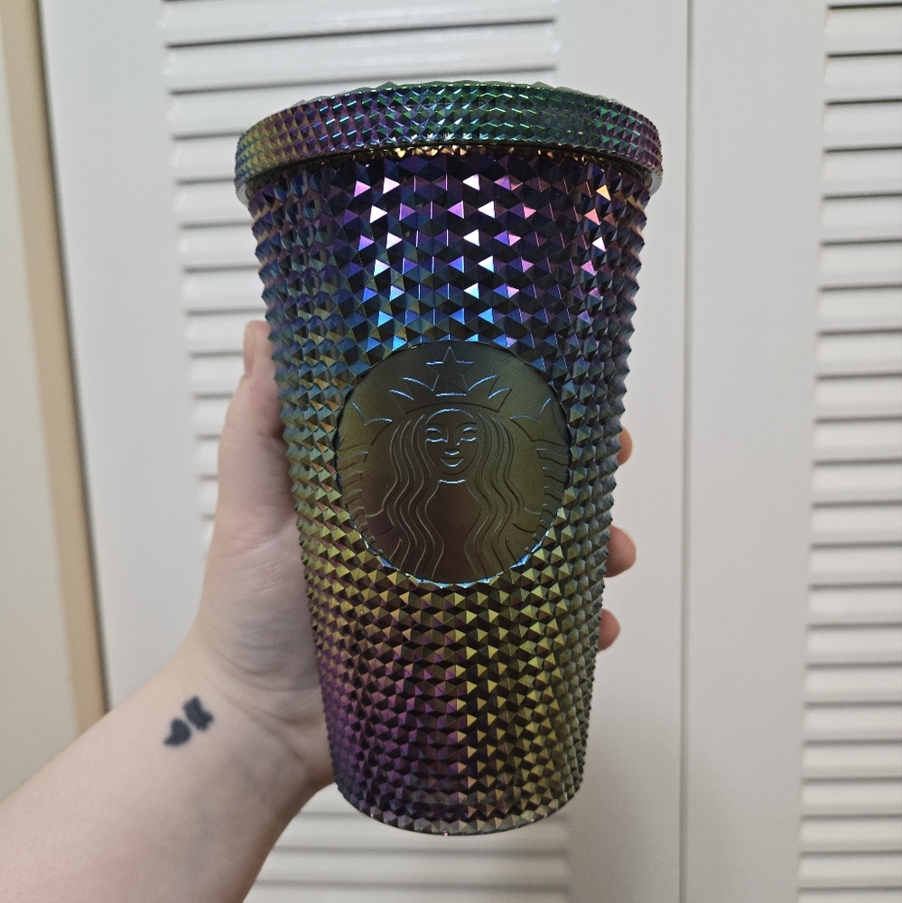 Oil Slick Starbucks Grande Tumbler